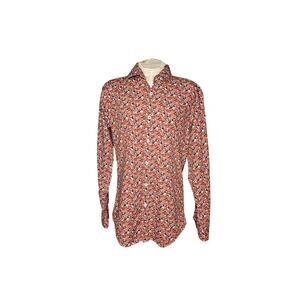 Bugatchi mens shaped fit "lips" button down No‎ size